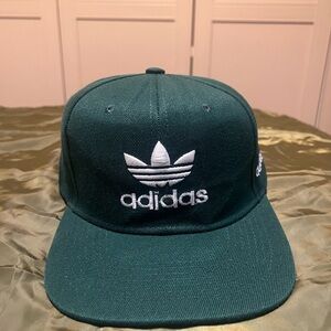 Vintage Adidas USA Premium Headwear Hat Cap SnapBack Green White Y2K 2000s